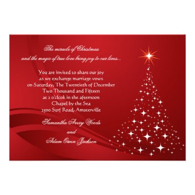 Spirit of the Season Wedding Invitation