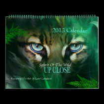 Spirit Of The Wild - Up Close Art Calendar 2013 calendars