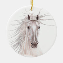 Spirit of the Wind Horse -vintage- Christmas Ornament