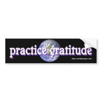 Spirit Passages Practice Gratitude Sticker bumper stickers