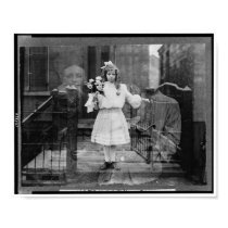 Spirit Photograph of Girl, c. 1905 posters