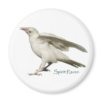 Spirit Raven II Series magnets by WILDERNESS_SHOP Spirit Raven II Series magnets
