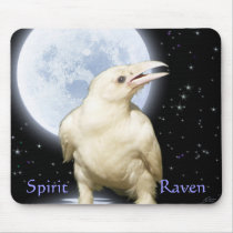 SPIRIT RAVEN Mousepad by RavenSpiritPrints SPIRIT RAVEN Mousepad