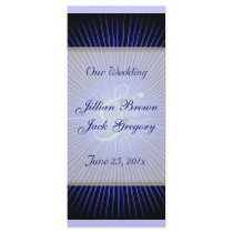 Spirit Rose WEDDING Program Rack Card Design