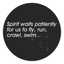 Spirit waits patiently... stickers