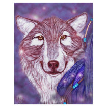 Spirit Walker Wolf flyers by MidnightDreamer Spirit Walker Wolf flyers
