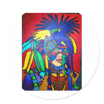 Spirit Warrior 1 by Piliero stickers