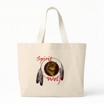 Spirit Wolf Canvas Bag