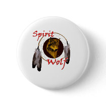 Spirit Wolf Buttons