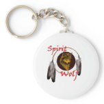 Spirit Wolf Keychain
