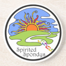 Spirited Spondys Drink Coaster