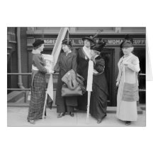 Spirited Suffragettes, 1914 Card
