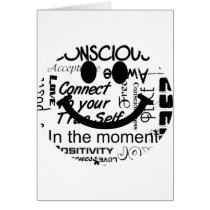 Spiritual affirmations smiley card