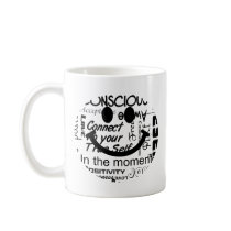 Spiritual affirmations smiley mug