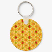 Spiritual Buddhist design on a key chain keychains