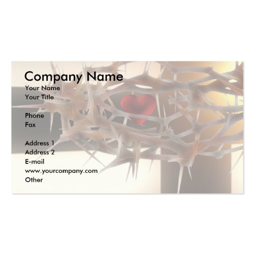 Spiritual Design Business Cards (front side)