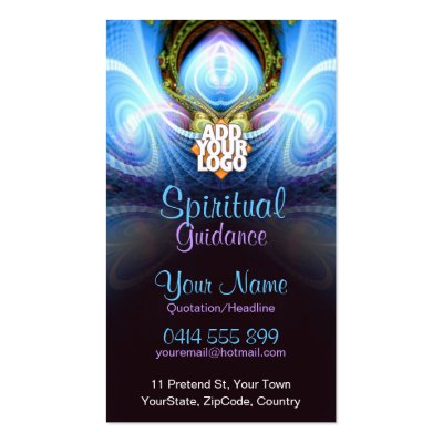 Spiritual Guidance Holistic Energy Business Card
