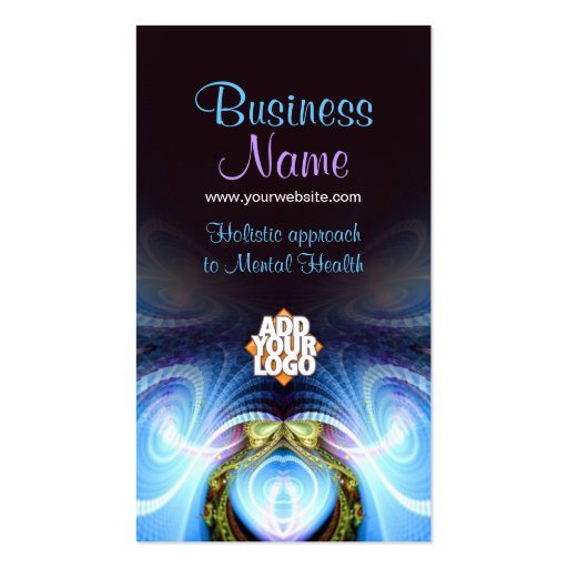 Spiritual Guidance Holistic Energy Business Card (back side)