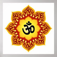 Spiritual Om Design. Posters