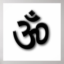 Spiritual Om Sign Print