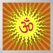 Spiritual Om Symbol Posters