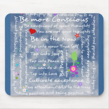Spiritual positive affirmations mousepads