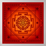 Spiritual Sri Yantra posters