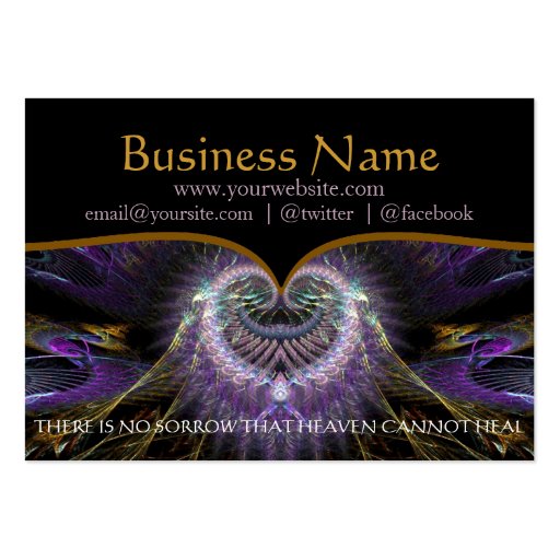 Spiritual Tree Holistic Business Cards (back side)