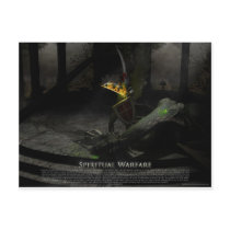 Spiritual Warfare 0 The Armor of God postcard by poet480 Spiritual Warfare 0 The Armor of God postcard