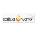 spiritual warrior bumpersticker