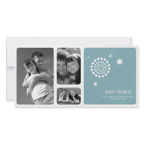 Spirograph Christmas Photo Card