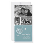 Spirograph Christmas Photo Card