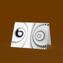 Spirole Greetings Card by JamesOakley Spirole Greetings Card
