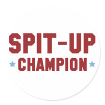 Spit Up Champion Sticker
