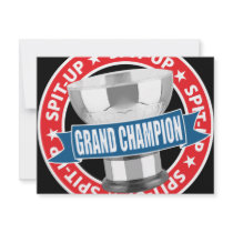 Spit-Up Grand Champion invitations by babyfactory Spit-Up Grand Champion invitations