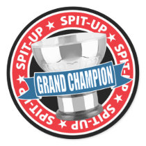 Spit-Up Grand Champion stickers by babyfactory Spit-Up Grand Champion stickers