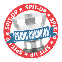 Spit-Up Grand Champion stickers by babyfactory Spit-Up Grand Champion stickers