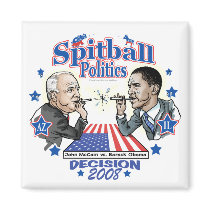 Spitball Politics 2008 magnets