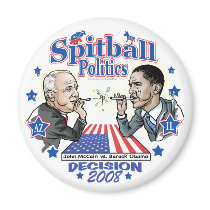 Spitball Politics 2008 magnets
