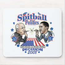Spitball Politics 2008 mousepads by Election2008Gear Spitball Politics 2008 mousepads