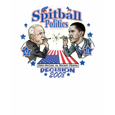 Spitball Politics 2008 T Shirt by Election2008Gear