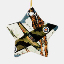 Spitfire Fighter Aircraft - World War Two Ornament