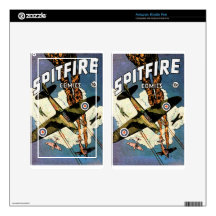 Spitfire Fighter Aircraft - World War Two Skin For Kindle Fire