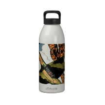 Spitfire Fighter Aircraft - World War Two Reusable Water Bottles