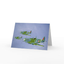 Spitfire Greetings Card