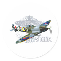 Spitfire Supermarine Sticker
