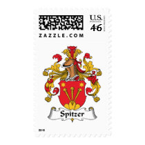 Spitzer Family Crest postage by coatsofarms Spitzer Family Crest postage