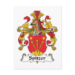 Spitzer Family Crest Post Cards