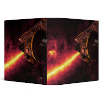 Spitzer seen against the infrared sky 3 ring binders