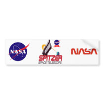 Spitzer Space Telescope Bumper Sticker